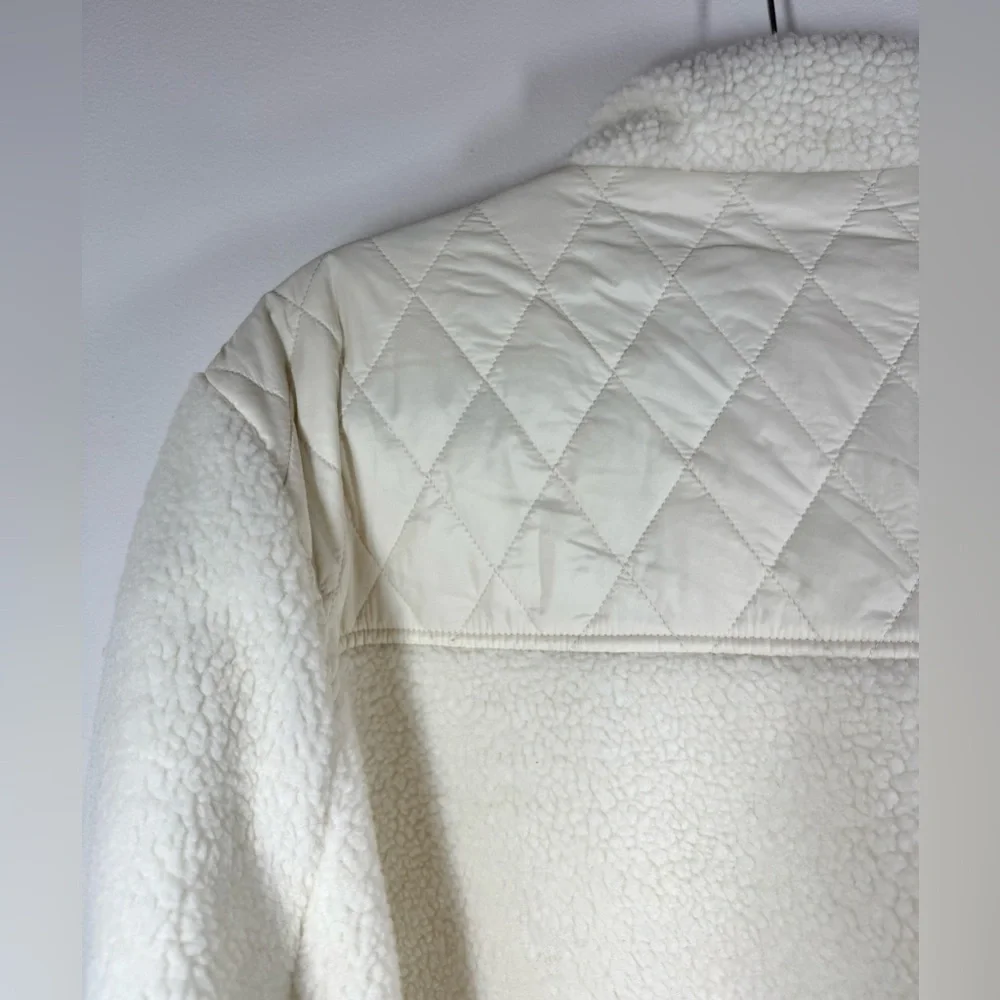 NWT Barbour Women's Plus Size White Quilted Jacket‎ Size 3X